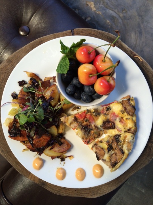 Mushroom & Cheddar Frittata