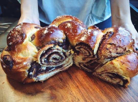 Nutella and Fig Butter Challah