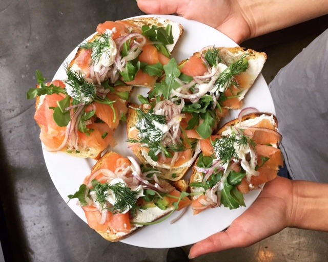 Salmon Tartine