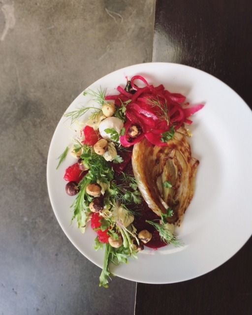 Caramelized Fennel 
 & Beet Salad