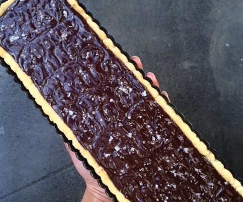 Dark Chocolate Peanut Butter Tart