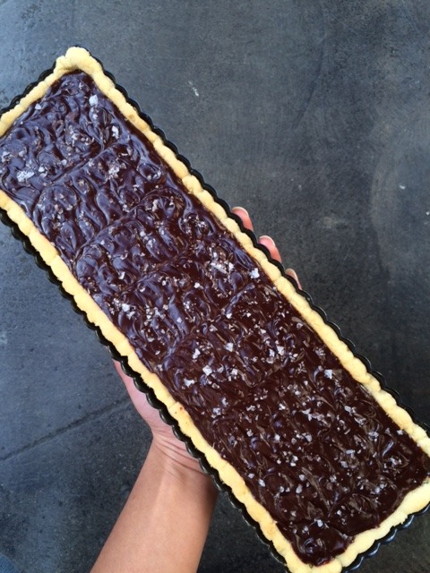 Dark Chocolate Peanut Butter Tart