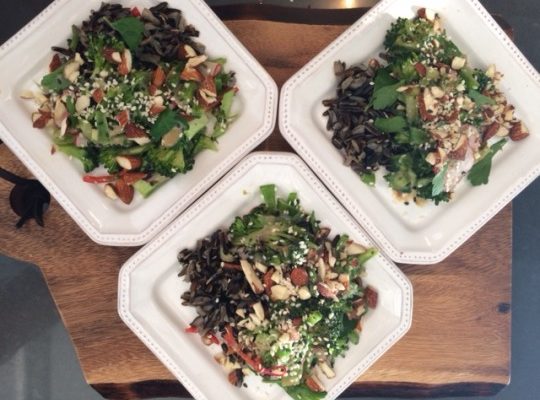 Wild Rice Salad w/ miso dressing