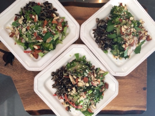 Wild Rice Salad w/ miso dressing